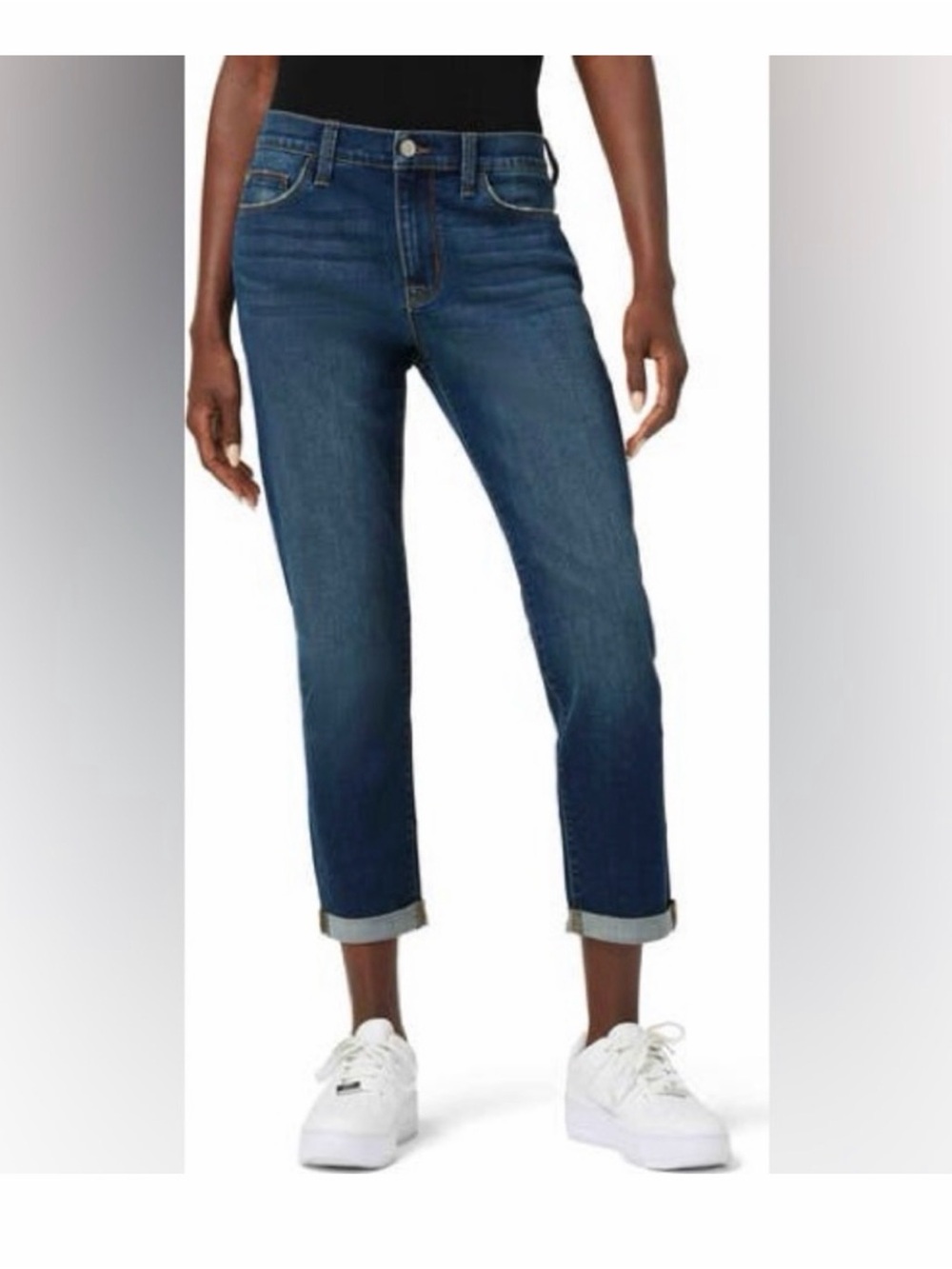 Hudson Jeans Dark Blue Cropped Ankle Denim